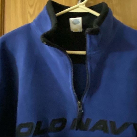 Old Navy Sweatshirt Unisex Size X-Large Blue 1/4 Zip - Picture 8 of 11